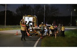 Motorrijdster raakt gewond bij ongeluk op N9 in Alkmaar