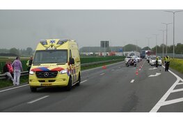 Gewonde en veel schade bij ongeval op N242