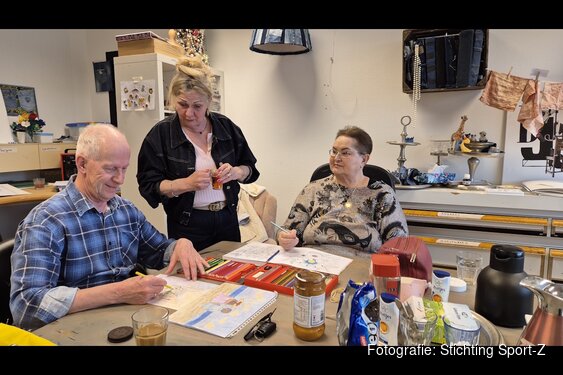 Van creatieve deelnemer naar vrijwilliger bij Sport-Z