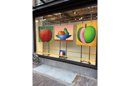 Kunstuitleen Alkmaar presenteert raamexpositie van Noni Plomp bij Jumbo Monique