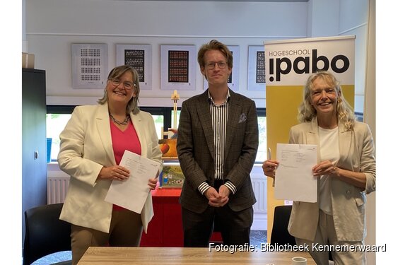 Samenwerking Hogeschool IPABO en Bibliotheek Kennemerwaard krijgt vervolg