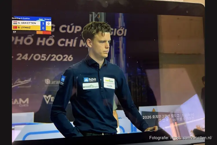 Sam van Etten op waarde geklopt in Ho Chi Minh City
