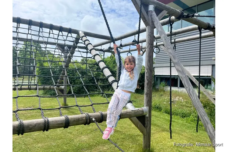 Outdoorpark Alkmaar deze zomer élke dag geopend voor vrij klimmen en spelen