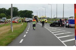Meerdere gewonden na ernstig verkeersongeval op de N9 bij Schoorl