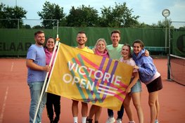 Bewolking en buien kunnen pret niet drukken op finaledag Victorie Open