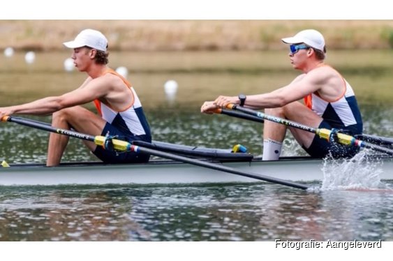 Roeiers Cuup Kuilboer en Kris Vreeken sluiten WK Onder 19 af met achtste plaats