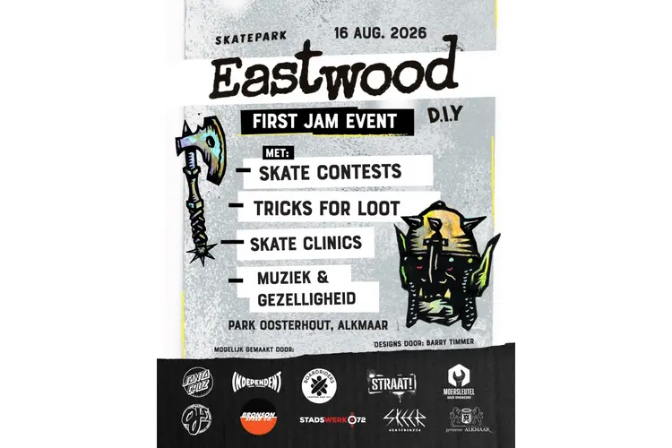 Skatepark Eastwood in Park Oosterhout opent komende zondag
