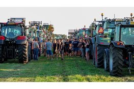 Honderden trekkers verzamelen zich in Schermerhorn voor nieuw boerenprotest