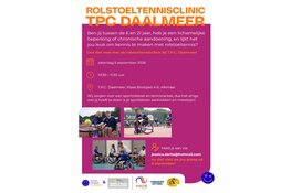 Ontdek rolstoeltennis tijdens een gratis clinic bij Rolstoeltennis Alkmaar