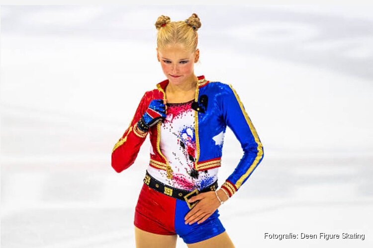 Alkmaarse Summer Wijkhuizen maakt energiek debuut Junior Grand Prix in Riga
