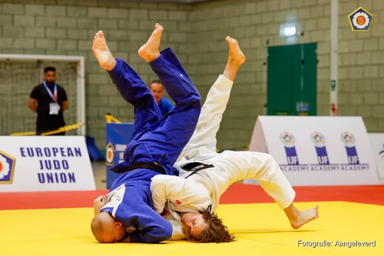 Alkmaarse judoka Stijn Willemsen pakt zilver met Nederlands team in Birmingham