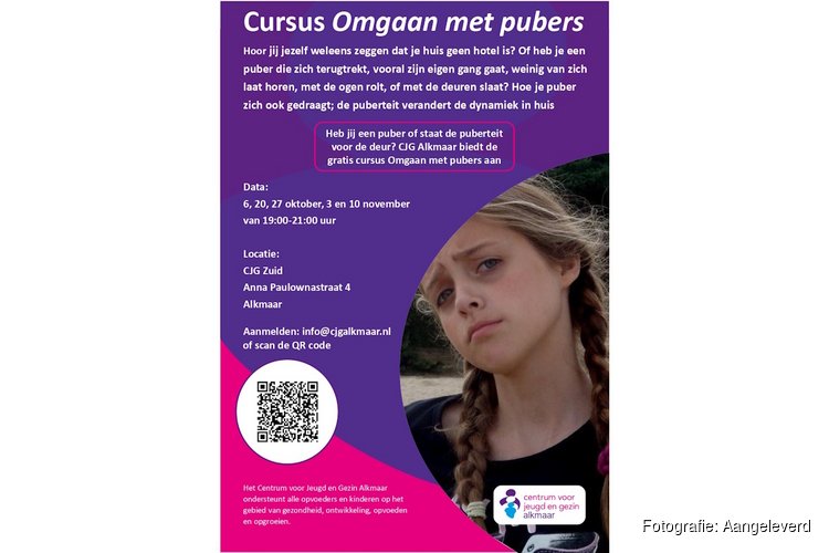 Cursus Omgaan met pubers in Alkmaar