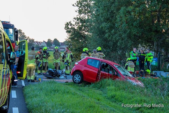 Meerdere zwaargewonden bij dubbel ongeval op N512