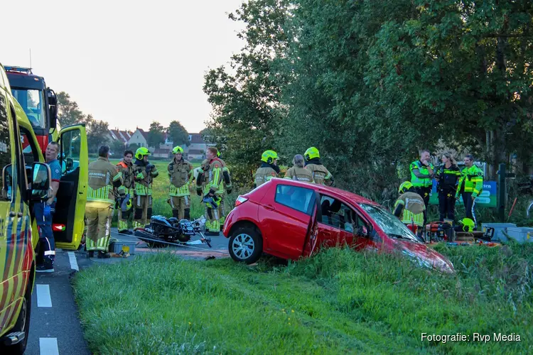 Meerdere zwaargewonden bij dubbel ongeval op N512