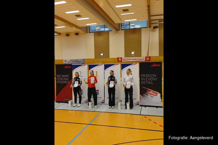 Goud voor HollandSchermen in Duitsland na eigen trainingsstage: Lotte Dammroff wint internationale thriller