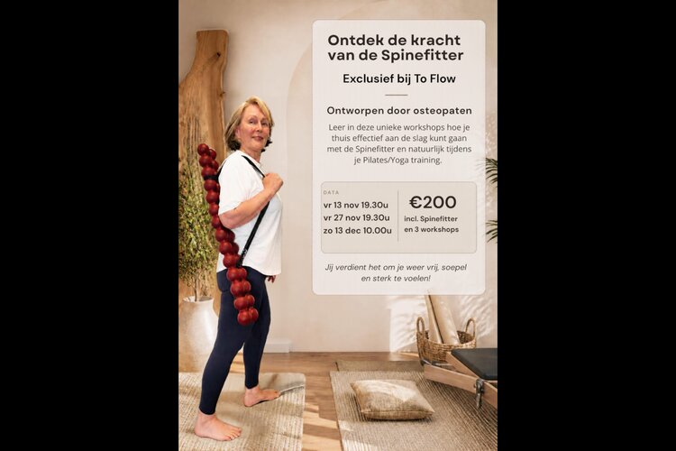 Ontdek de kracht van de SPINEFITTER bij Pilates Studio To Flow