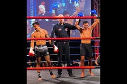Alkmaarse kickbokser Mohamed El Kaderi (22) wint overtuigend zijn eerste A-partij
