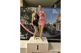 Podiumplaatsen voor Alkmaarse Kunstschaatsers bij thuiswedstrijd