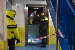 Brand in lift van parkeergarage Karperton in Alkmaar