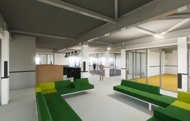 Wethouder Konijn-Vermaas geeft startsein verbouwing Ipabo aan de Rubenslaan