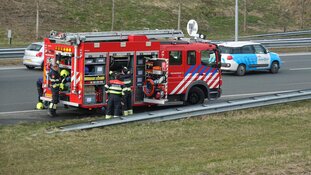 Landbouwvoertuig afgebrand langs A9