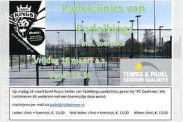 Padelclinics Padelkings bij TC Daalmeer