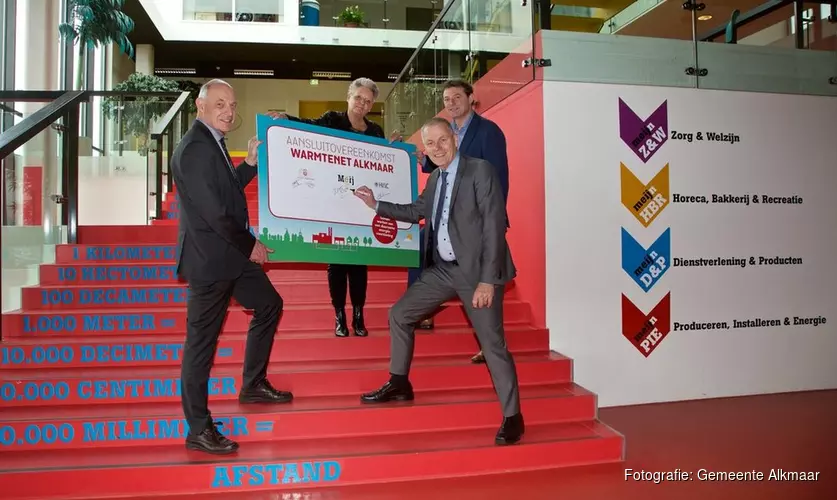Van der Meij college sluit aan op warmtenet in Alkmaar